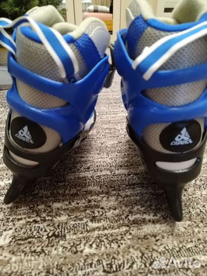 Коньки детские раздвижные 30-33р