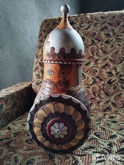 Футляр матрешка-богатырь СССР. Загорск