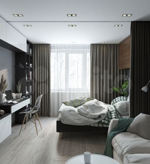 2-к. квартира, 61,5 м², 4/10 эт.