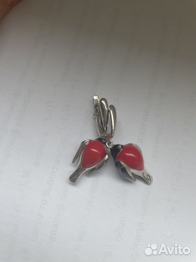 Серьги sokolov снегири