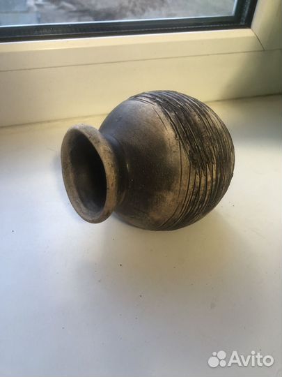 Ваза для аквариума, глина