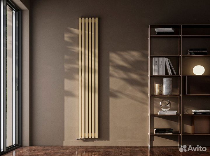 Вертикальный радиатор \ черный радиатор отопления