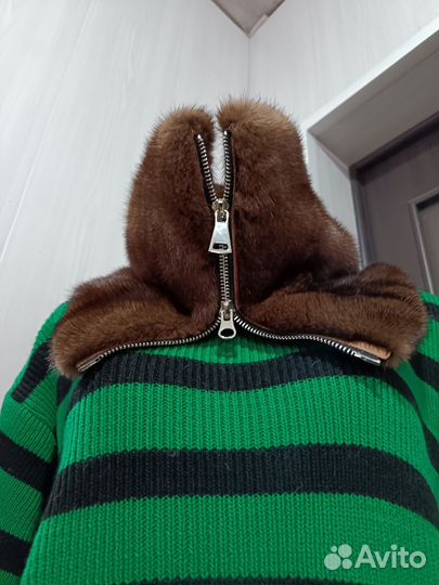 Стола воротник норковый