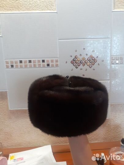 Норковая шапка мужская