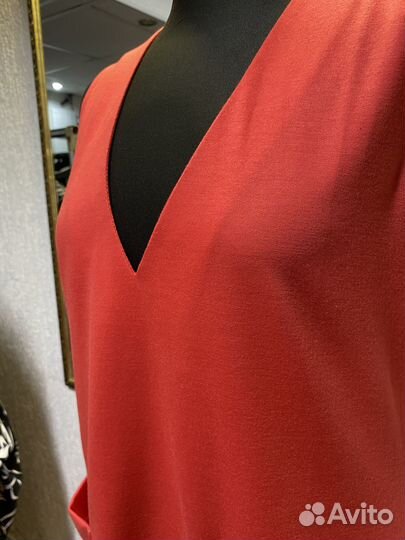 Платье женское коралловое 46