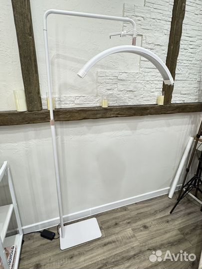 Лампа лупа напольная бу