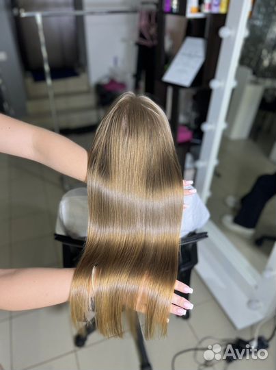 Кератиновое выпрямление / ботокс волос / холодное