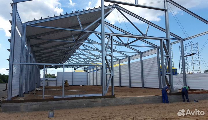 Продажа ангаров бескаркасных под ключ, арт:Gma-162