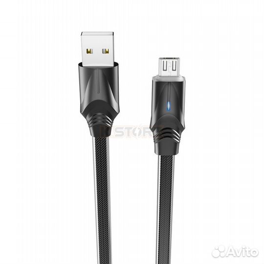 Кабель USB borofone BU12, USB - microusb