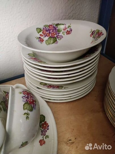 Сервиз столовый Конаково (зик) СССР новый