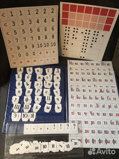 Касса букв и цифр