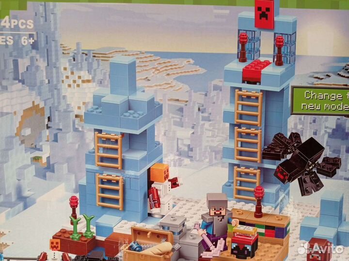 Конструктор Майнкрафт 10621 Ледяные Шипы