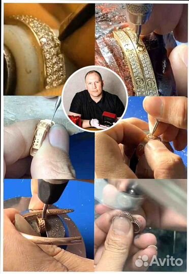 Cartier золотое кольцо