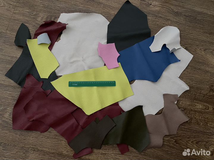 Натуральная кожа, обрезки