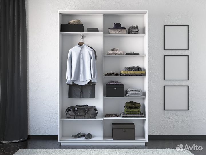 Шкаф купе белый