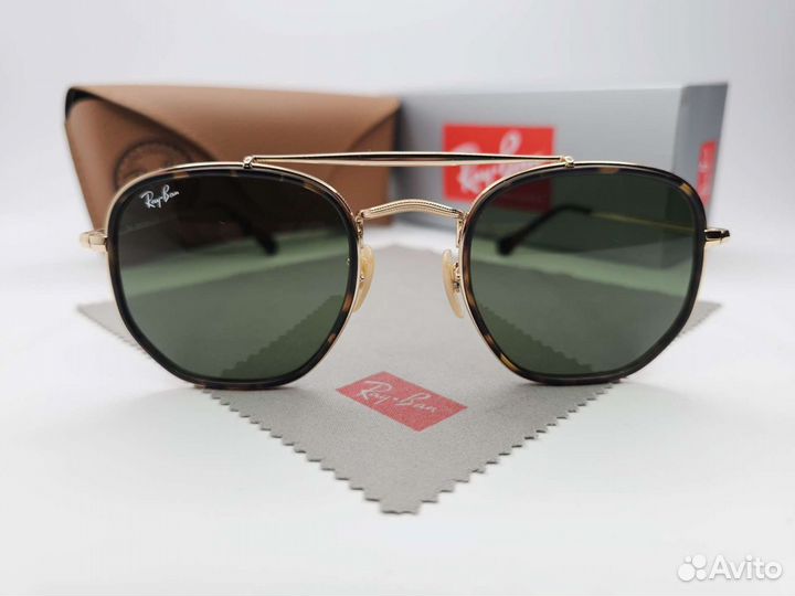 Очки Ray Ban Marshal II 3648M 001 Зеленое Стекло