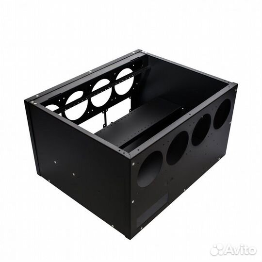Корпус для майнинг фермы с вентеляторами