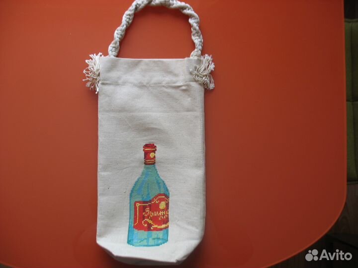 Подарочный мешочек под бутылку