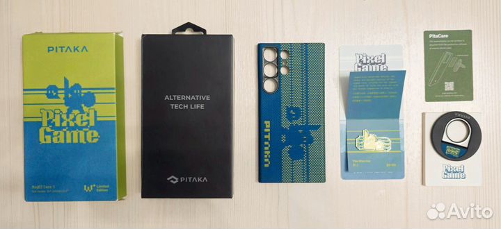 Чехол Pitaka Pixel Game для Samsung s23 ultra