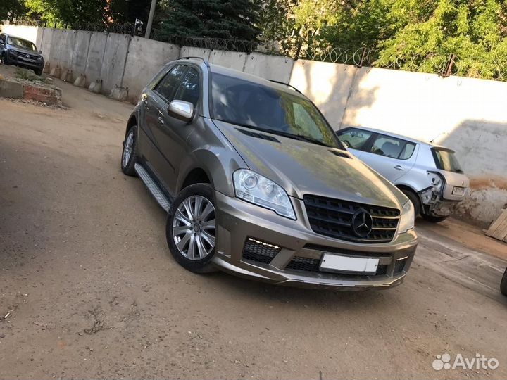 Передний бампер mercedes ML class W164 рестайлинг