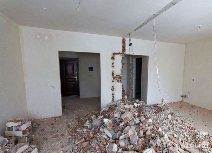 Демонтаж / Слом стен / Вывоз мусора