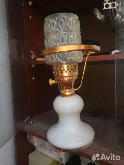 Лампа настольная винтажная СССР