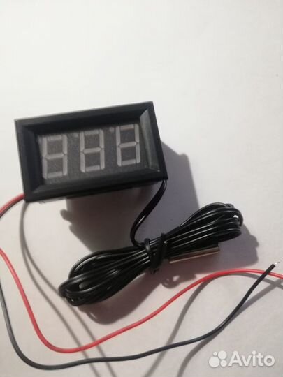 Термометр со светодиодным дисплеем выносной датчик