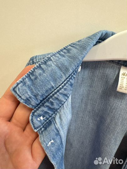 Рубашка джинсовая hm 86