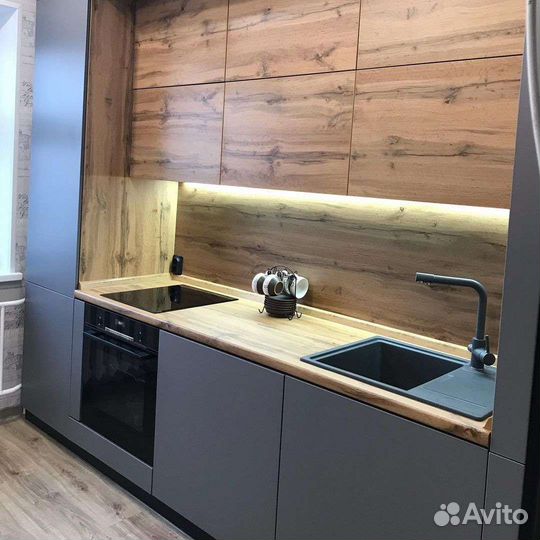 Кухонный гарнитур прямой