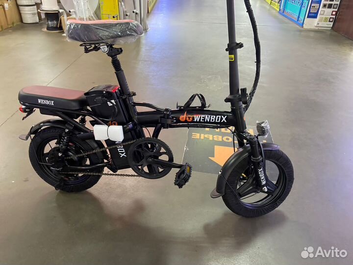 Электровелосипед wenbox в коробке