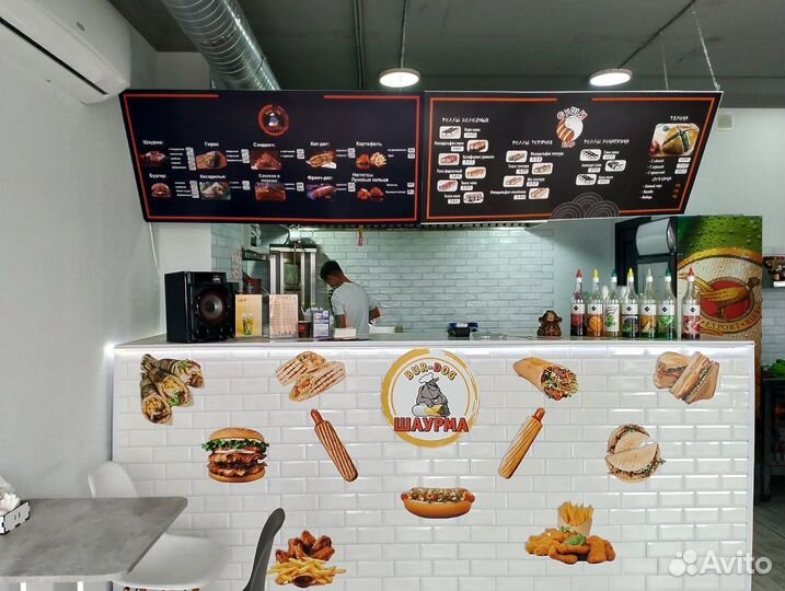 Кафе, шаурма. Готовый бизнес. Прибыль 100к