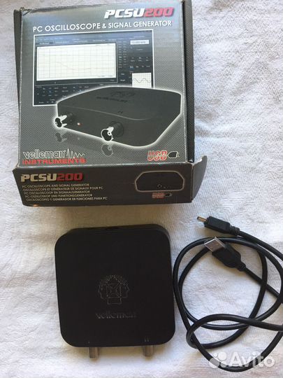 Двухканальный USB осциллограф pcsu 200