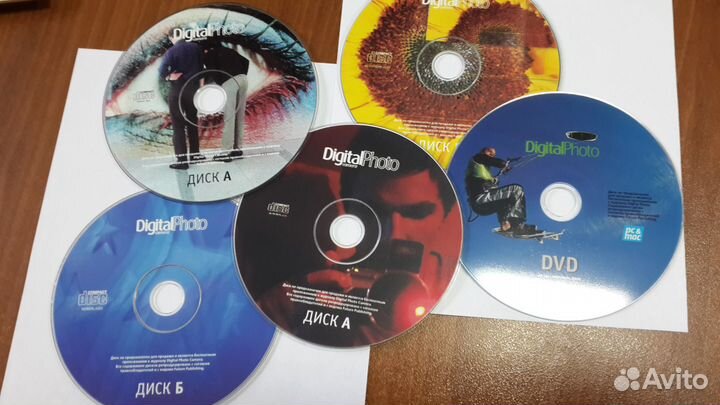 DVD диски-приложения к журналу DigitalPhoto camera