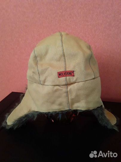 Шапка из песца. Шапка -ушанка, утепленная