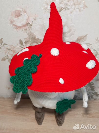 Грибыч игрушка вязаная