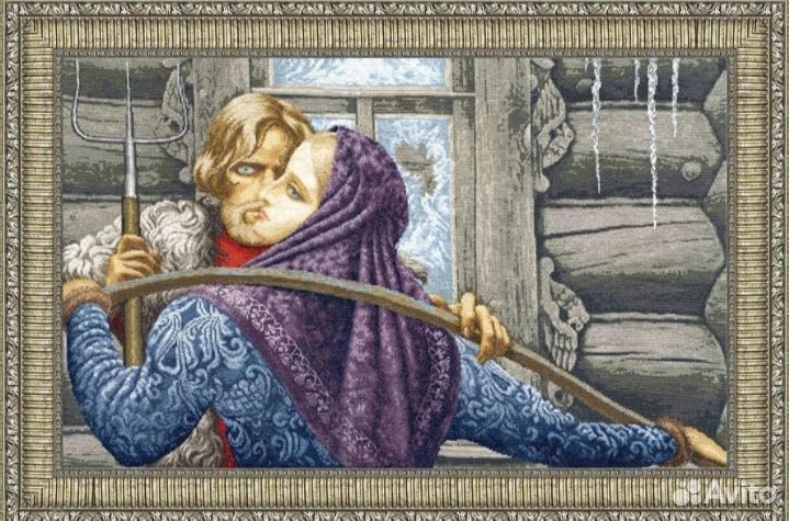 Схема вышивки по картине Васильева 