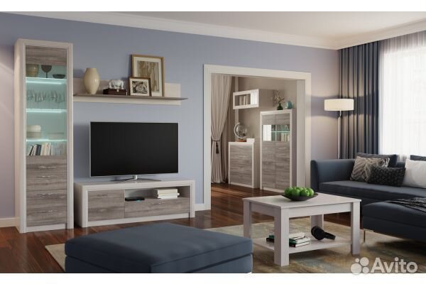 Октава Тумба тв 1с1я (Дуб Анкор св./Дуб клабхаус)