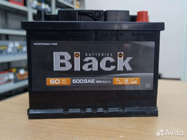 Акб Black 60а/h Новый с Гарантией
