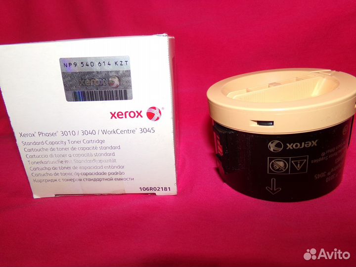 Картридж лазерн Xerox 106R02181 и 183