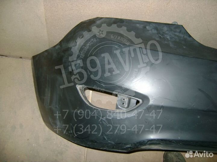 Бампер задний Hyundai Solaris 1