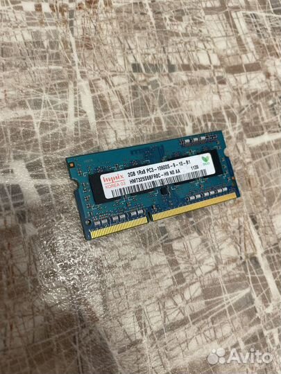 Оперативная память для ноутбука hynix DDR3 2GB