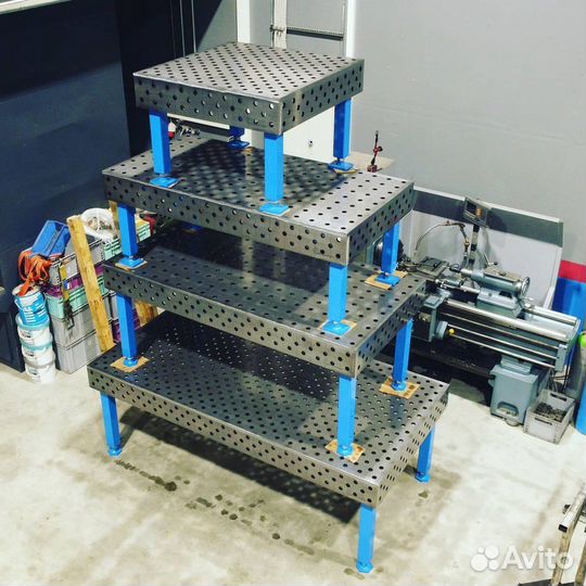 Сварочный 3D стол 1000х800х150 толщиной 8мм