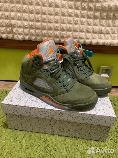 Nike air jordan 5 Retro Olive
