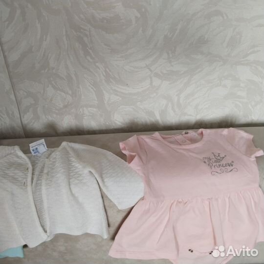 Детская одежда для девочек пакетом 62-68