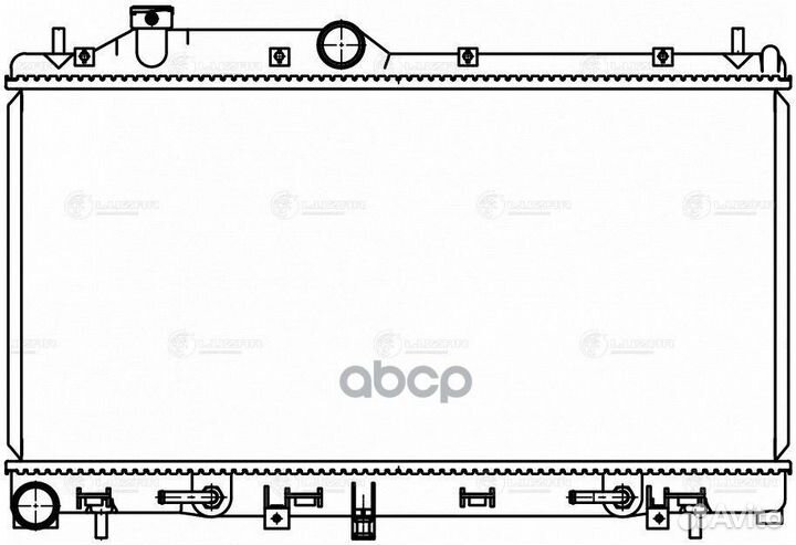 Радиатор охлаждения двигателя subaru