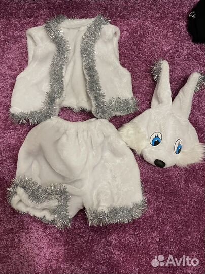 Новогодний костюм зайчика