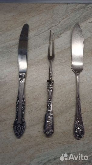 Нож, вилка, лопатка