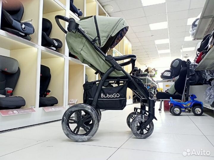 Коляска вездеход Bubago Cross Air Olive 2023