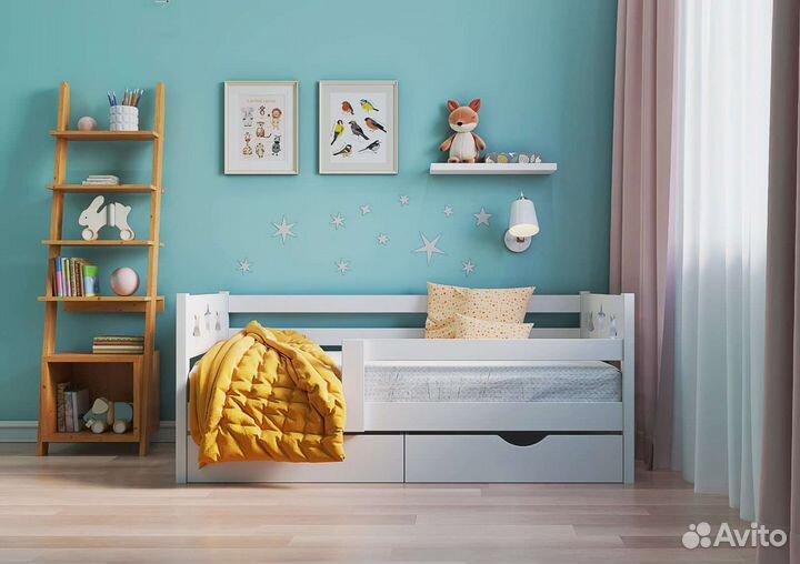 Детская кровать Софа Звёздочка