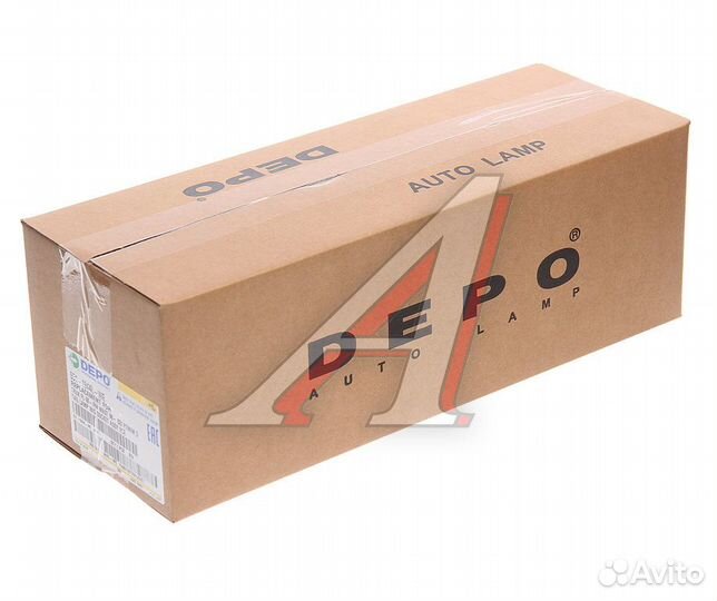 Фонарь задний DAF renault левый (амр-разъем сзади+кабель) depo